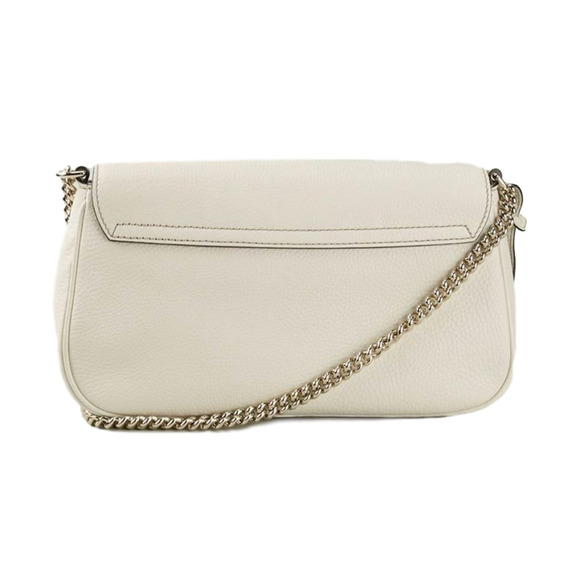 Gucci Soho Disco Crossbody Flap Ivory Signature Collection Gold - Picture 3 of 5